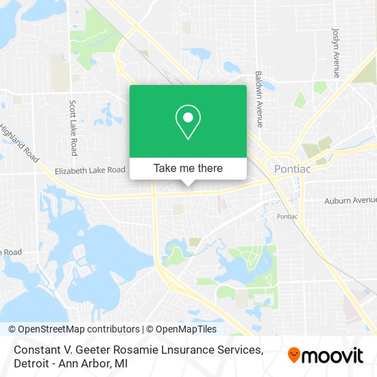 Constant V. Geeter Rosamie Lnsurance Services map