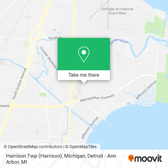 Harrison Twp (Harrison), Michigan map