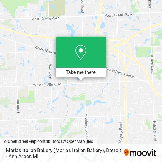 Mapa de Marias Italian Bakery (Maria's Italian Bakery)