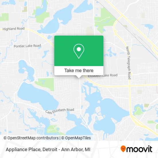 Appliance Place map