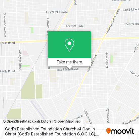 God's Established Foundation Church of God in Christ (God's Established Foundation-C.O.G.I.C) map