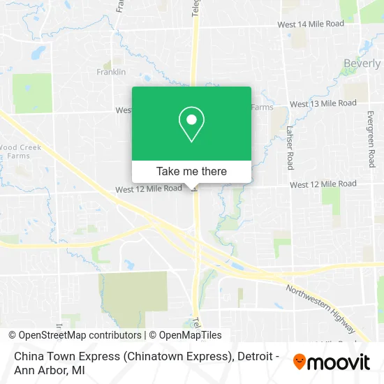 China Town Express (Chinatown Express) map