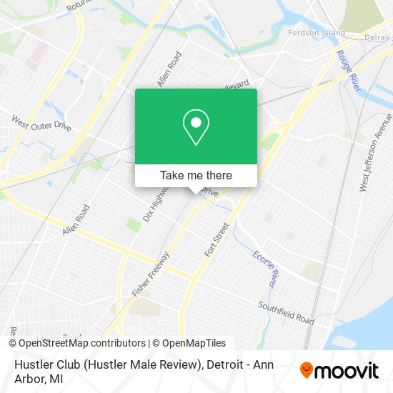 Mapa de Hustler Club (Hustler Male Review)