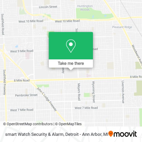 smart Watch Security & Alarm map