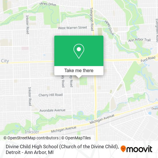 Divine Child High School (Church of the Divine Child) map
