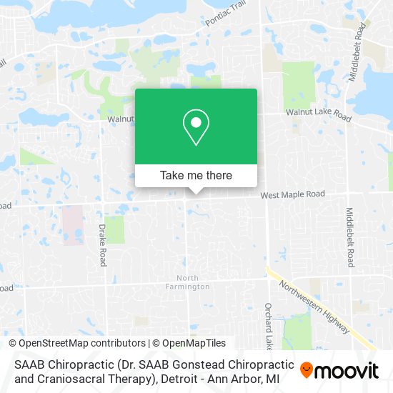 SAAB Chiropractic (Dr. SAAB Gonstead Chiropractic and Craniosacral Therapy) map