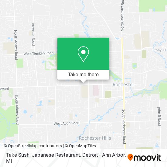Take Sushi Japanese Restaurant map