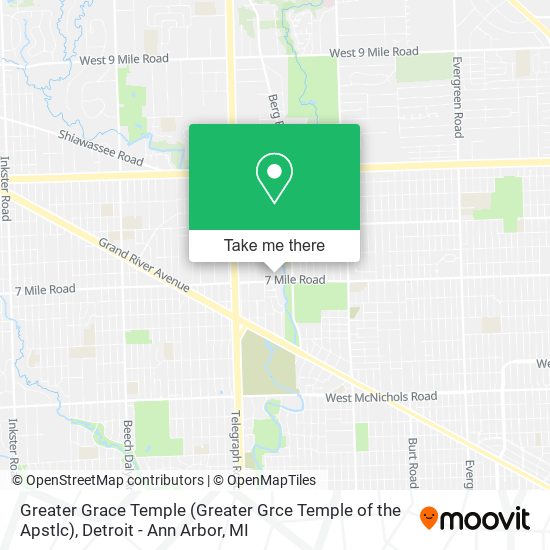 Greater Grace Temple (Greater Grce Temple of the Apstlc) map