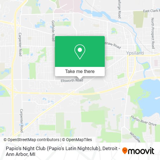 Mapa de Papio's Night Club (Papio's Latin Nightclub)