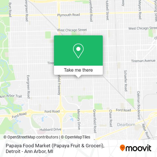 Mapa de Papaya Food Market (Papaya Fruit & Groceri)