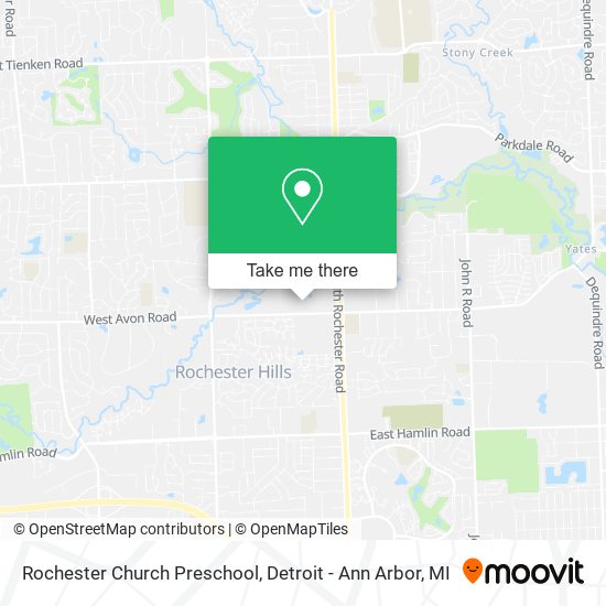Rochester Church Preschool map