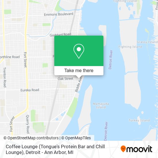Coffee Lounge (Tongue's Protein Bar and Chill Lounge) map