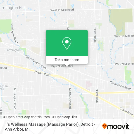 Mapa de T's Wellness Massage (Massage Parlor)