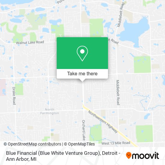 Mapa de Blue Financial (Blue White Venture Group)