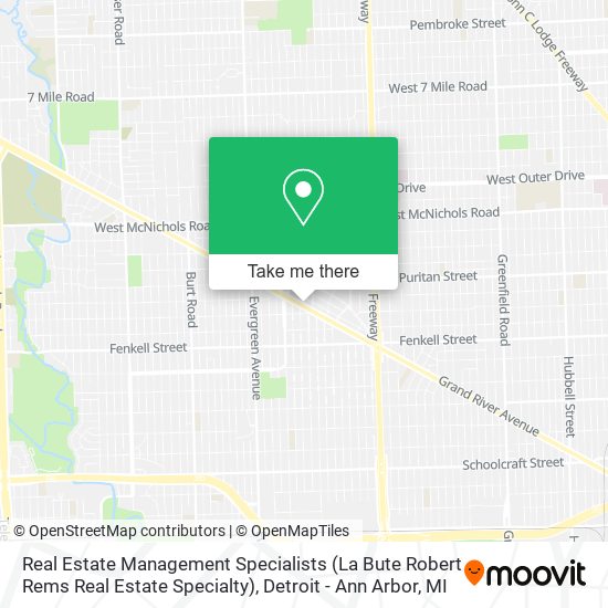 Real Estate Management Specialists (La Bute Robert Rems Real Estate Specialty) map