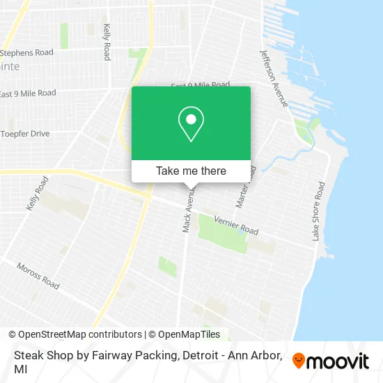 Steak Shop by Fairway Packing map
