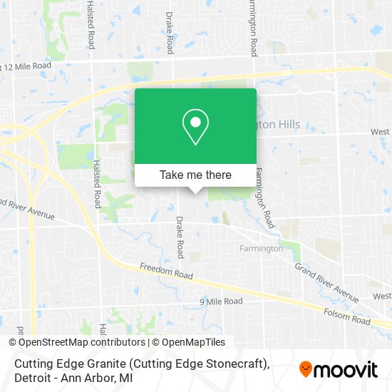 Cutting Edge Granite (Cutting Edge Stonecraft) map