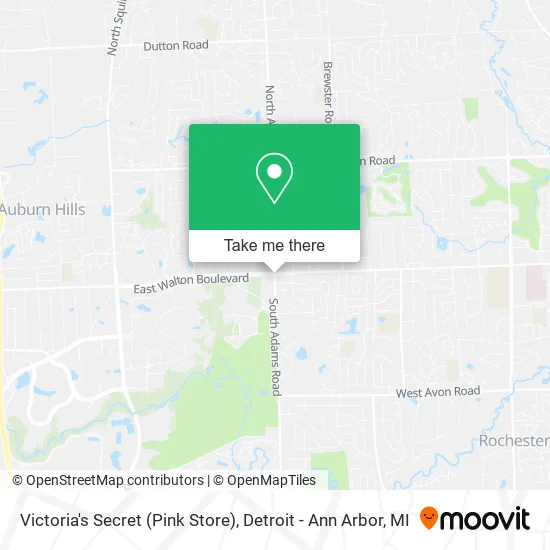 Victoria's Secret (Pink Store) map