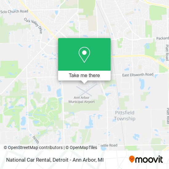 National Car Rental map