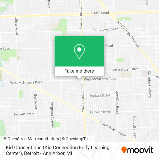 Mapa de Kid Connections (Kid Connection Early Learning Center)