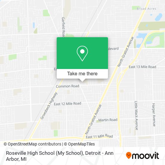 Roseville High School (My School) map