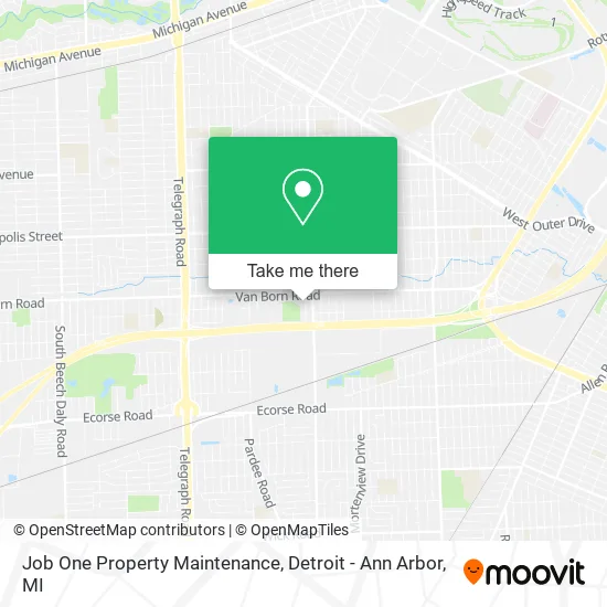 Job One Property Maintenance map