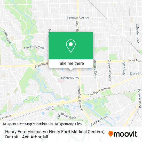 Henry Ford Hospices (Henry Ford Medical Centers) map