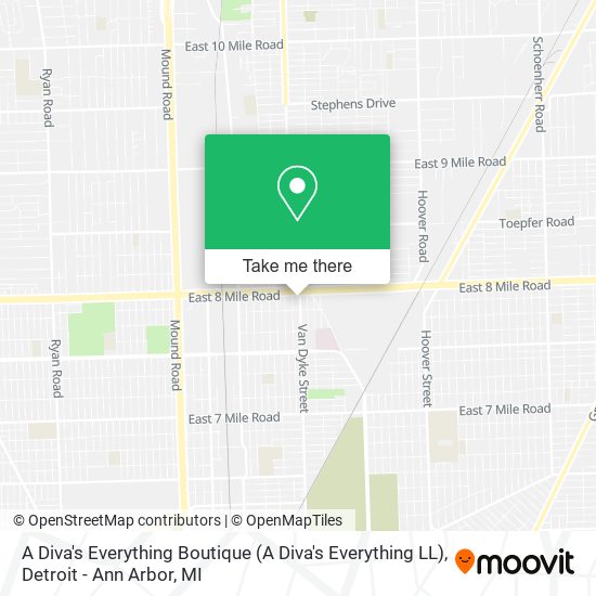 Mapa de A Diva's Everything Boutique