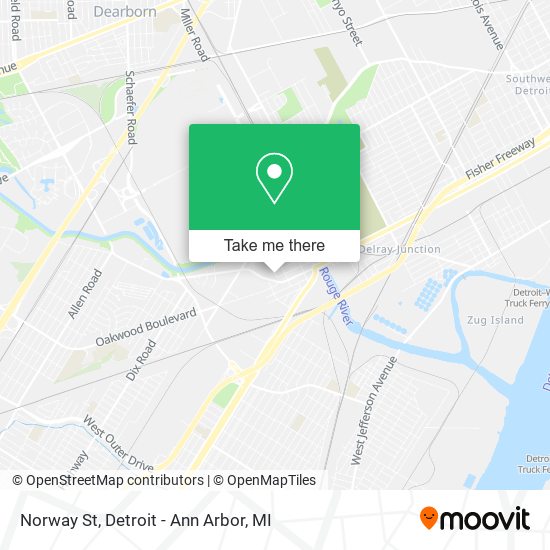 Mapa de Norway St