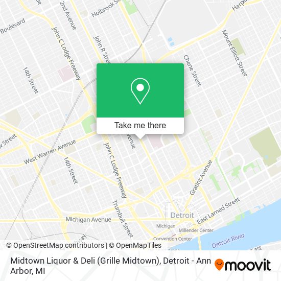 Mapa de Midtown Liquor & Deli (Grille Midtown)