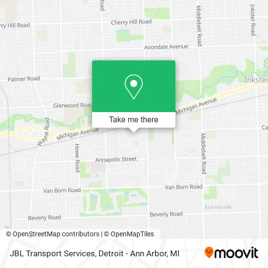 JBL Transport Services map