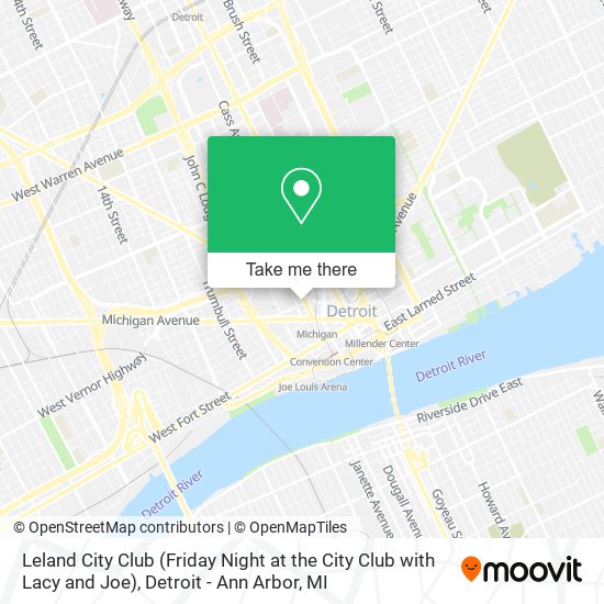 Mapa de Leland City Club (Friday Night at the City Club with Lacy and Joe)