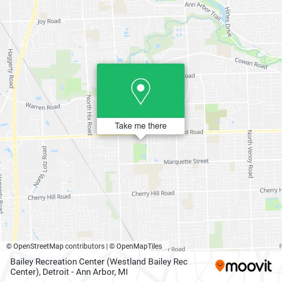 Mapa de Bailey Recreation Center (Westland Bailey Rec Center)