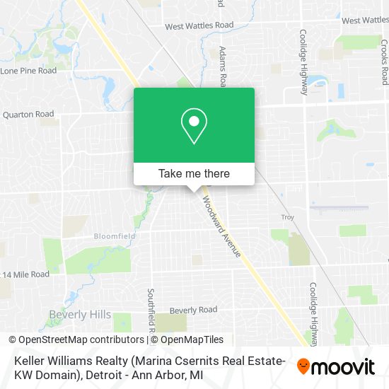 Keller Williams Realty (Marina Csernits Real Estate-KW Domain) map