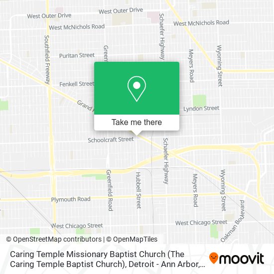 Mapa de Caring Temple Missionary Baptist Church