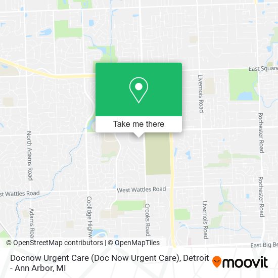 Mapa de Docnow Urgent Care (Doc Now Urgent Care)