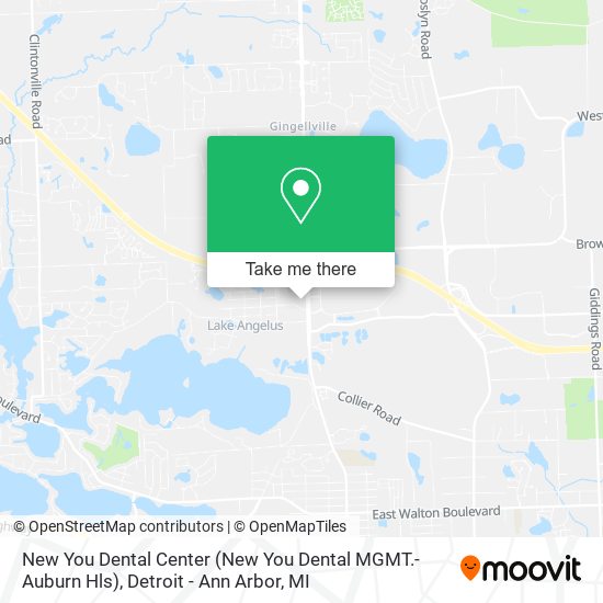 New You Dental Center (New You Dental MGMT.-Auburn Hls) map