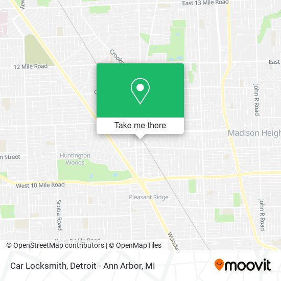 Car Locksmith map