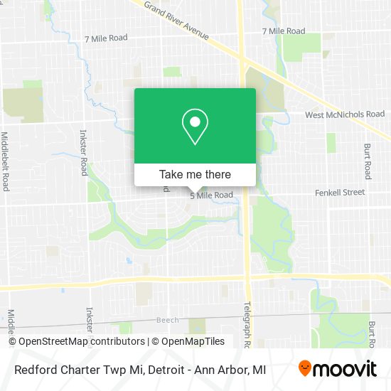 Redford Charter Twp Mi map