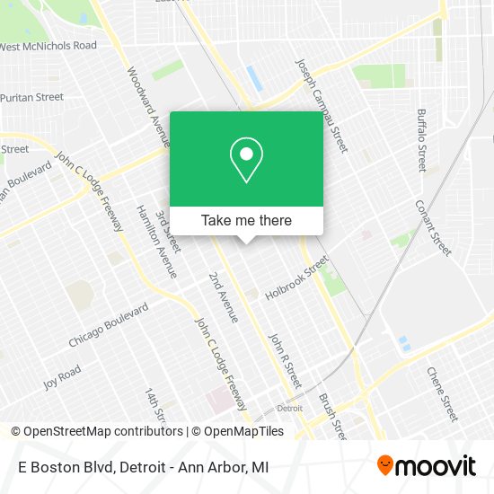 Mapa de E Boston Blvd