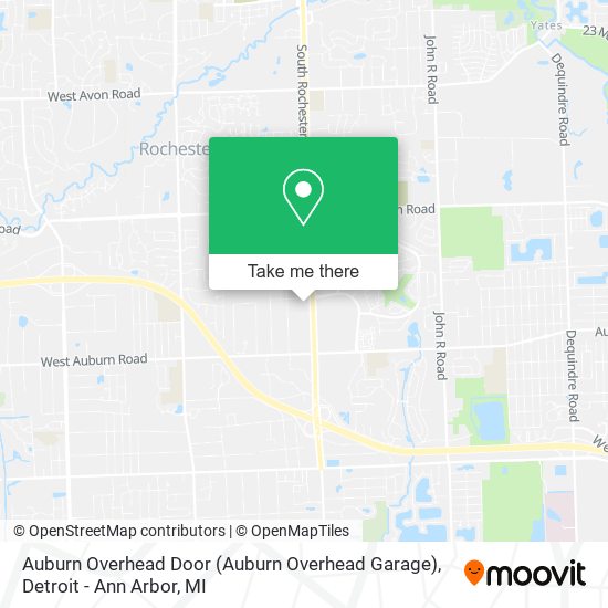 Mapa de Auburn Overhead Door (Auburn Overhead Garage)