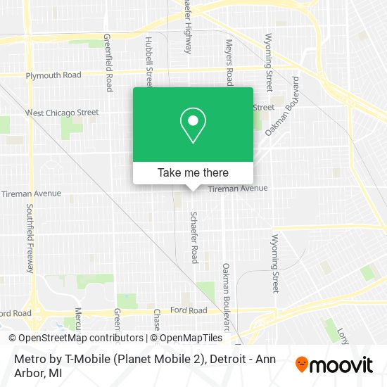 Metro by T-Mobile (Planet Mobile 2) map