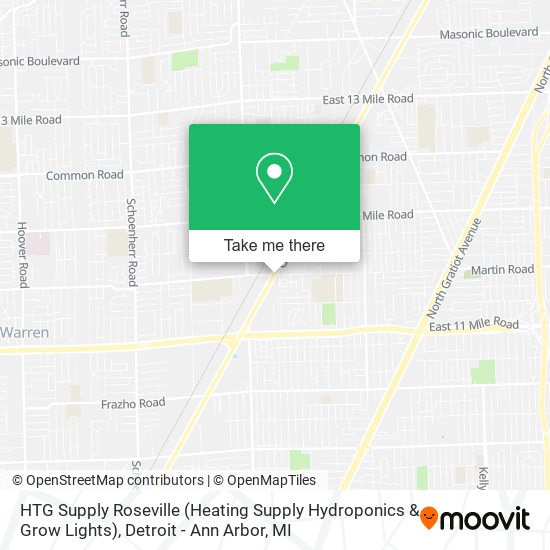 HTG Supply Roseville (Heating Supply Hydroponics & Grow Lights) map