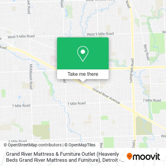 Grand River Mattress & Furniture Outlet (Heavenly Beds Grand River Mattress and Furniture) map