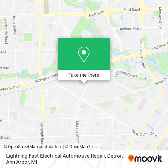 Mapa de Lightning Fast Electrical Automotive Repair