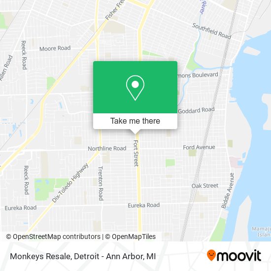 Monkeys Resale map