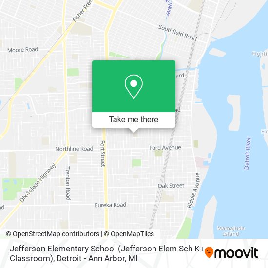 Jefferson Elementary School (Jefferson Elem Sch K+ Classroom) map