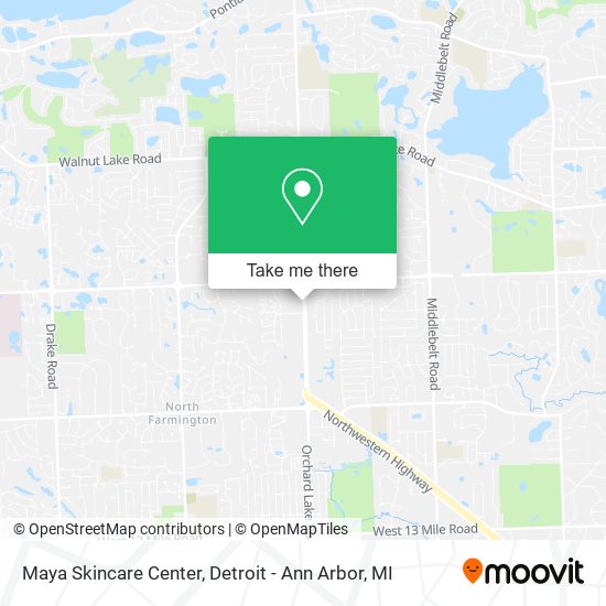 Maya Skincare Center map