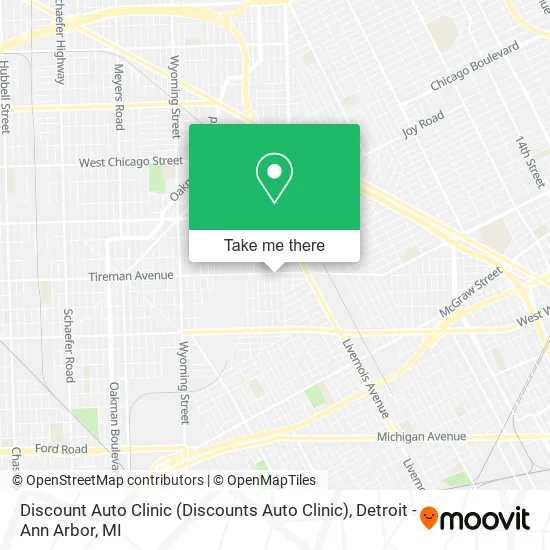 Mapa de Discount Auto Clinic (Discounts Auto Clinic)
