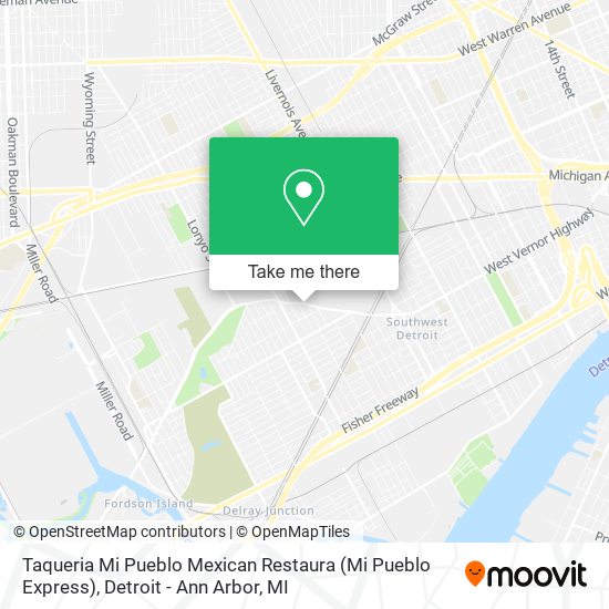 Taqueria Mi Pueblo Mexican Restaura (Mi Pueblo Express) map